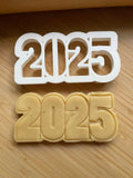 3.5" 2025 Cookie Cutter Fun/Dishwasher Safe/Clearance