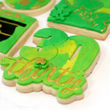 Set of 2 Lettered Number 30 Cookie Cutters/Dishwasher Safe