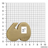 Number 60 Cookie Cutter/Dishwasher Safe