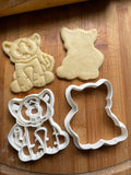 Set of 2 Baby Tiger Cookie Cutters/Dishwasher Safe