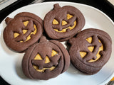 Set of 2 Jack-O-Lantern Cookie Cutters/Creates a Cut-Through/Dishwasher Safe