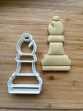 Set of 2 Bishop Chess Piece Cookie Cutter/Dishwasher Safe