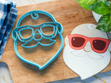 Beach Santa Claus Cookie Cutter/Dishwasher Safe/Christmas in July