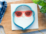 Beach Santa Claus Cookie Cutter/Dishwasher Safe/Christmas in July