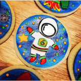Set of 2 Astronaut Cookie Cutters/Dishwasher Safe