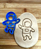 Set of 2 Astronaut Cookie Cutters/Dishwasher Safe