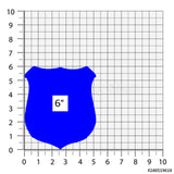 Set of 2 Police Badge Cookie Cutters/Dishwasher Safe