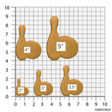 Bowling Pin and Ball Cookie Cutter/Dishwasher Safe