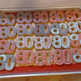 Number 80 Cookie Cutter/Dishwasher Safe