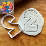 Number 2 Cookie Cutter/Dishwasher Safe