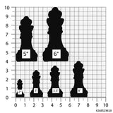 King Chess Piece Cookie Cutter/Dishwasher Safe