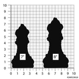 Set of 2 Queen Chess Piece Cookie Cutter/Dishwasher Safe