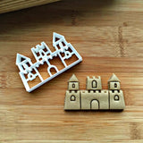 Set of 2 Sand Castle Cookie Cutters/Dishwasher Safe