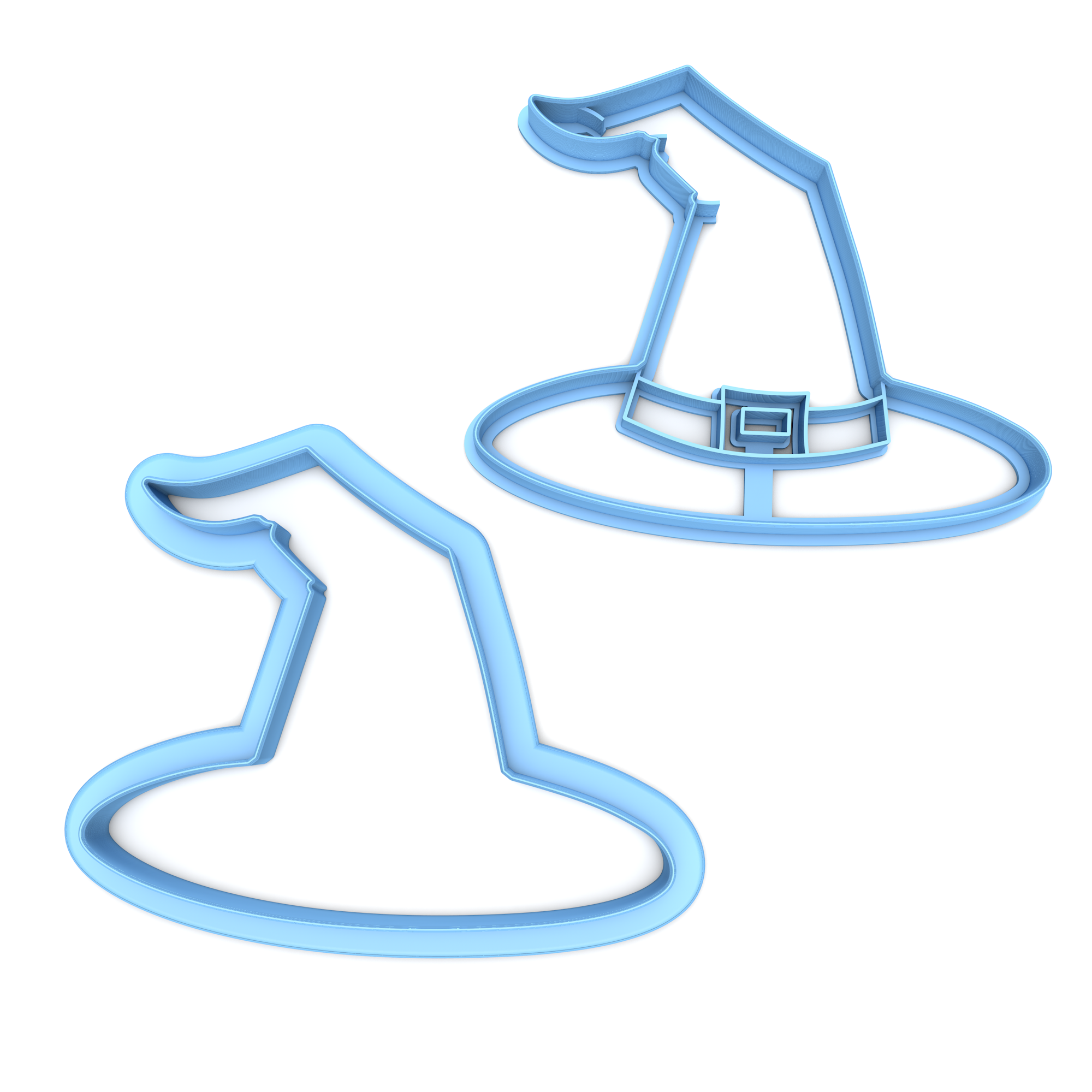 Set of 2 Witch"s Hat Cookie Cutters/Dishwasher Safe