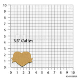 Heart with Banner Cookie Cutter/Dishwasher Safe