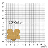 Heart with Banner Cookie Cutter/Dishwasher Safe