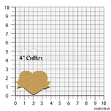Heart with Banner Cookie Cutter/Dishwasher Safe