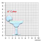 Margarita with Lime Cookie Cutter/Dishwasher Safe