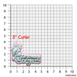 Merry Christmas Plaque Cookie Cutter/Dishwasher Safe