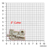 Merry Christmas Plaque Cookie Cutter/Dishwasher Safe