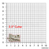 Merry Christmas Plaque Cookie Cutter/Dishwasher Safe