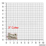 Merry Christmas Plaque Cookie Cutter/Dishwasher Safe