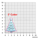 Set of 2 Christmas Tree with Star Cookie Cutters/Dishwasher Safe