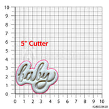 Baby Script Cookie Cutter/Dishwasher Safe