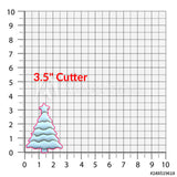 Set of 2 Christmas Tree with Star Cookie Cutters/Dishwasher Safe