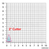 Set of 2 Christmas Tree with Star Cookie Cutters/Dishwasher Safe