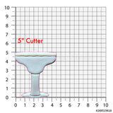 Margarita Glass Cookie Cutter/Dishwasher Safe