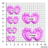 Bunny Paw Print Cookie Cutter/Dishwasher Safe