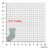 Christmas Stocking Cookie Cutter/Dishwasher Safe