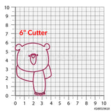 Cute Bear with Scarf Cookie Cutter/Dishwasher Safe