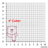 Cute Bear with Scarf Cookie Cutter/Dishwasher Safe