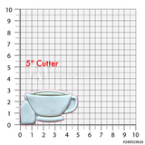 Flower Teacup Cookie Cutter/Dishwasher Safe
