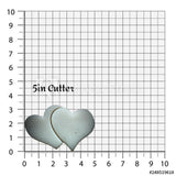 Set of 2 Double Hearts Cookie Cutter/Dishwasher Safe