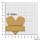 Heart with Banner Cookie Cutter/Dishwasher Safe