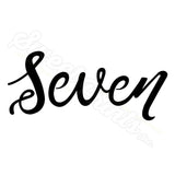 Set of 5 Lettered Number Cutters 6-10/Dishwasher Safe