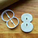 Number 8 Cookie Cutter/Dishwasher Safe