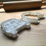 Set of 2 It's Fall Y'all Pickup Truck with Tailgate Cookie Cutters/Dishwasher Safe