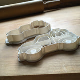 Set of 2 Pumpkin Pickup Truck Cookie Cutters/Dishwasher Safe