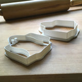 Set of 2 Ghost Square Cookie Cutters/Dishwasher Safe