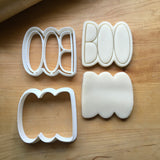 Set of 2 Boo Cookie Cutters/Dishwasher Safe