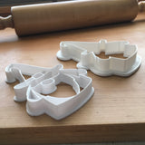 Set of 2 Boy Witch Gnome Cookie Cutters/Dishwasher Safe