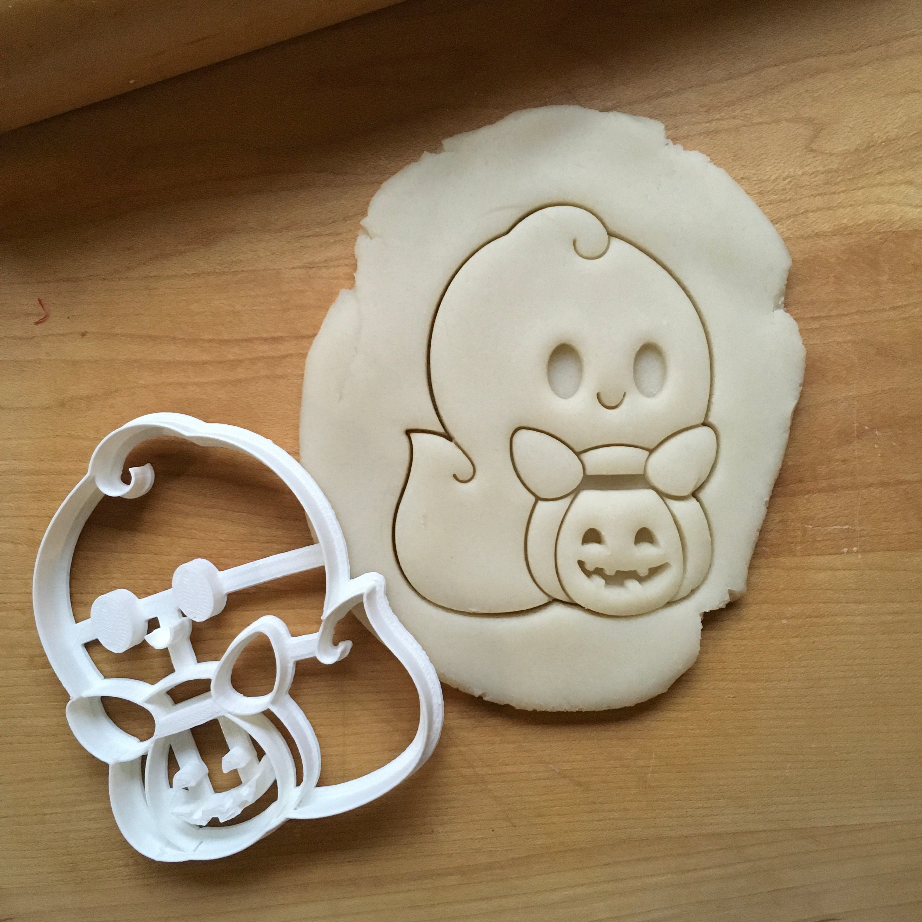 Trick or Treat Ghost Cookie Cutter/Dishwasher Safe