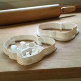Set of 2 Trick or Treat Ghost Cookie Cutters/Dishwasher Safe