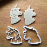Set of 2 Unicorn Cookie Cutters/Dishwasher Safe