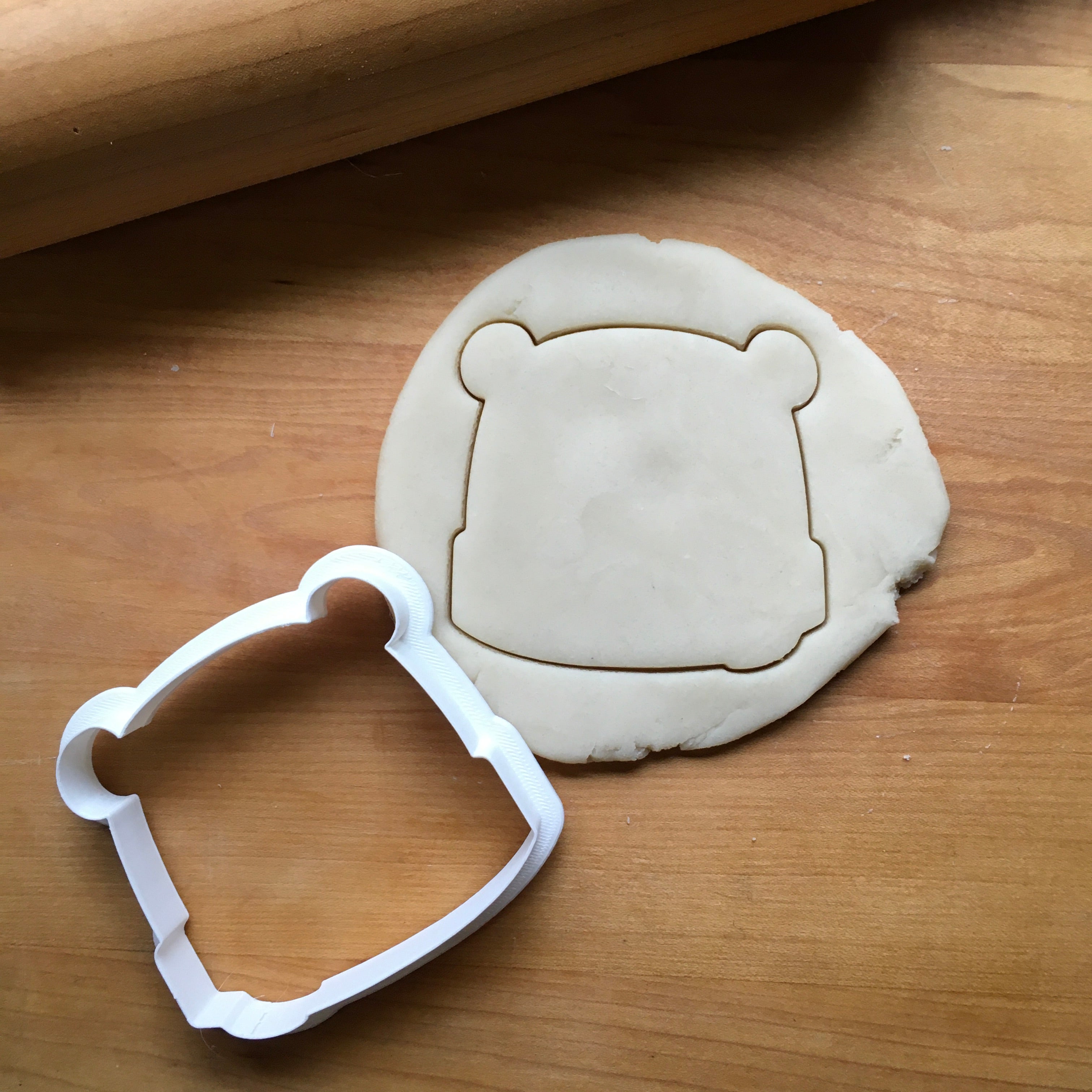 Cute Bear Head with Scarf Cookie Cutter/Dishwasher Safe