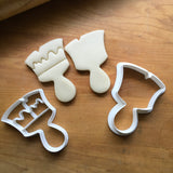 Set of 2 Wide Paint Brush Cookie Cutter/Dishwasher Safe